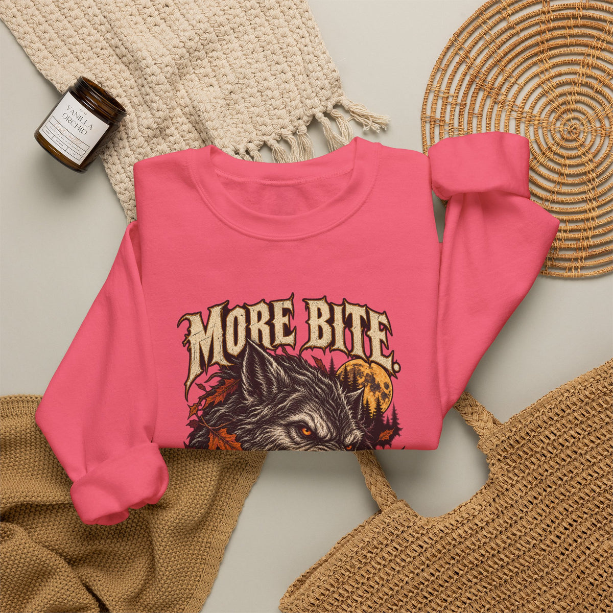 More Bite Less Bark — Halloween Unisex Crewneck | Ascensum Wear