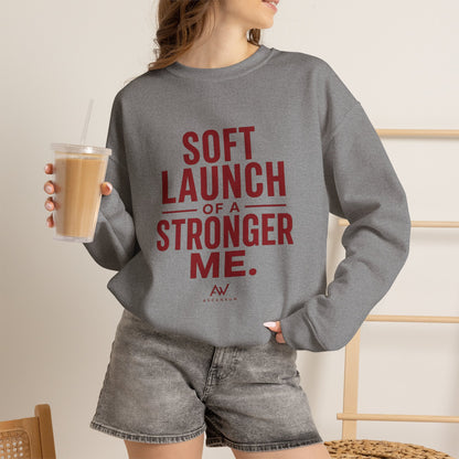 Soft Launch of a Stronger Me — Women's Empowerment Crewneck | Ascensum Wear