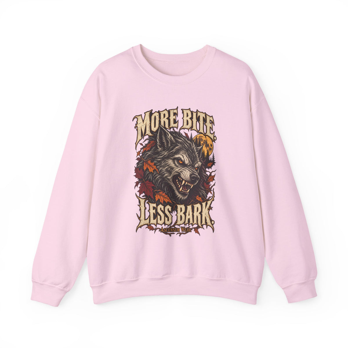 More Bite Less Bark — Halloween Unisex Crewneck | Ascensum Wear