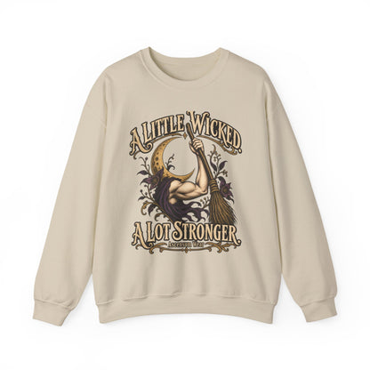 A Little Wicked A Lot Stronger — Halloween Unisex Crewneck Sweatshirt | Ascensum Wear