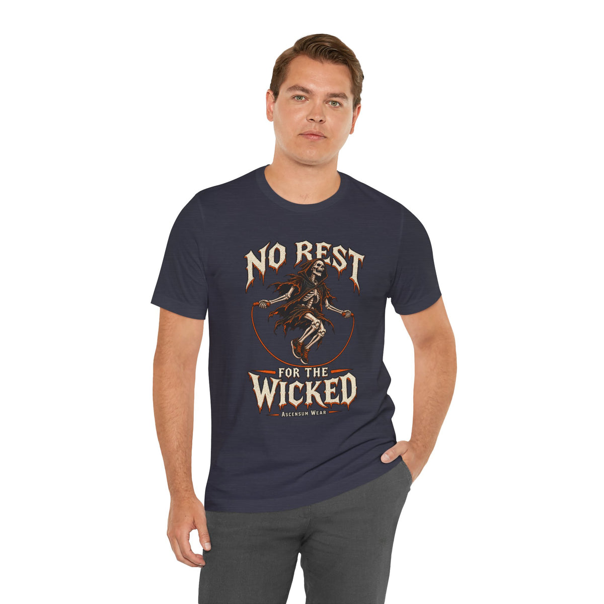No Rest for the Wicked — Halloween Unisex Tee | Ascensum Wear