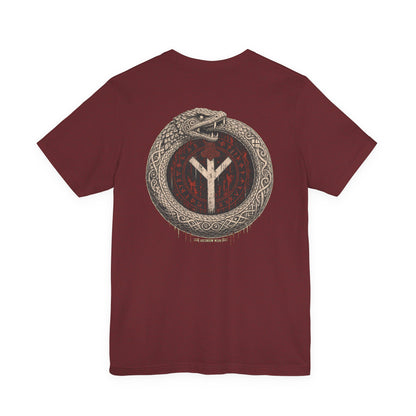 Jörmungandr — Norse Serpent Ring Back Print T-Shirt | Ascensum Wear