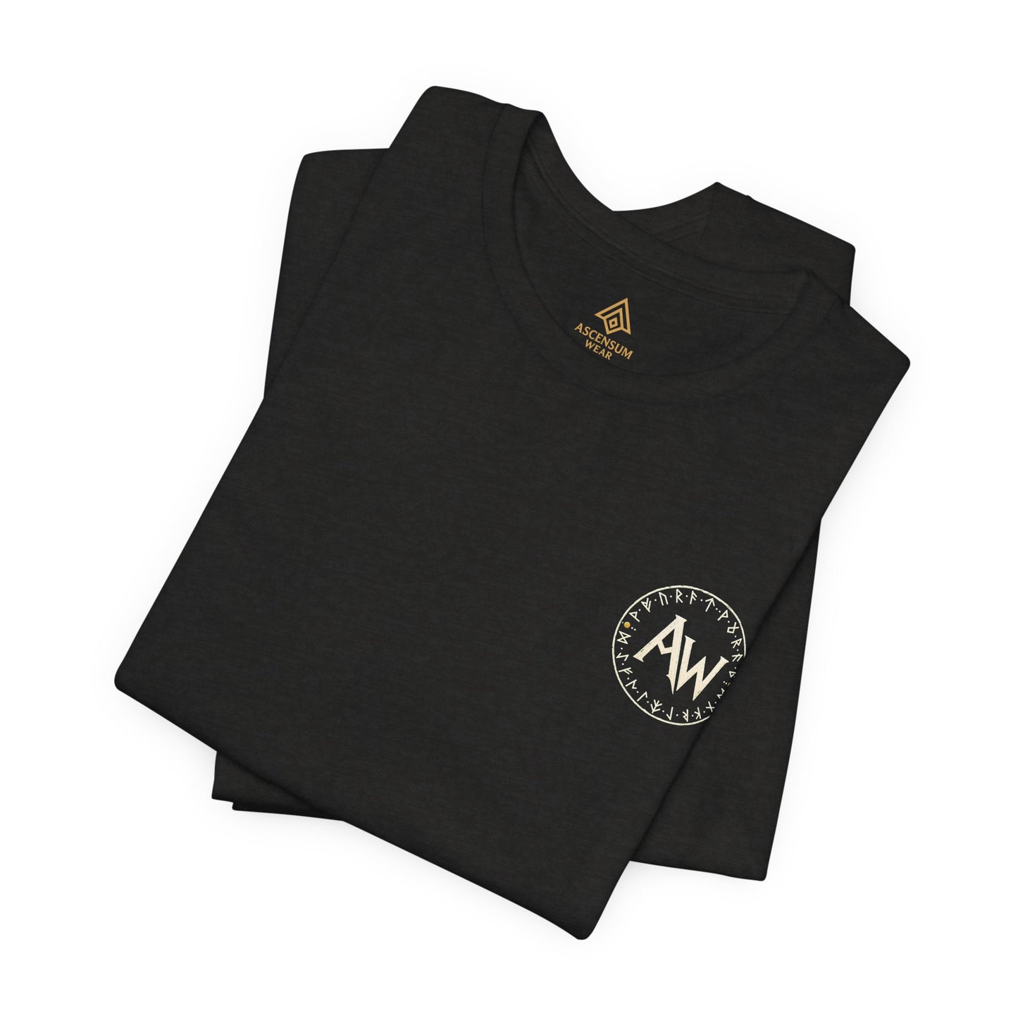 Runic Circle Seal — Norse Back Print T-Shirt | Ascensum Wear