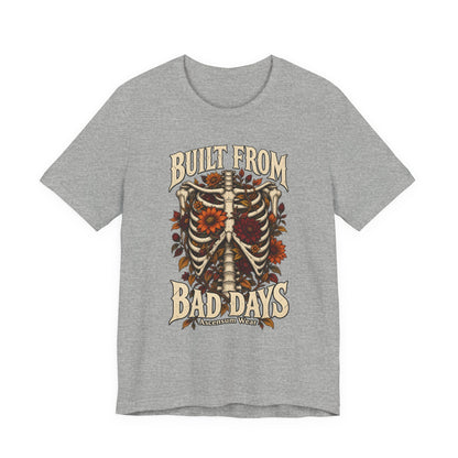 Bullet From Bad Days — Skeleton Flowers Halloween Tee | Ascensum Wear