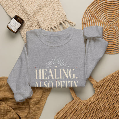 Healing. Also Pretty. Balanced. — Women's Empowerment Crewneck | Ascensum Wear
