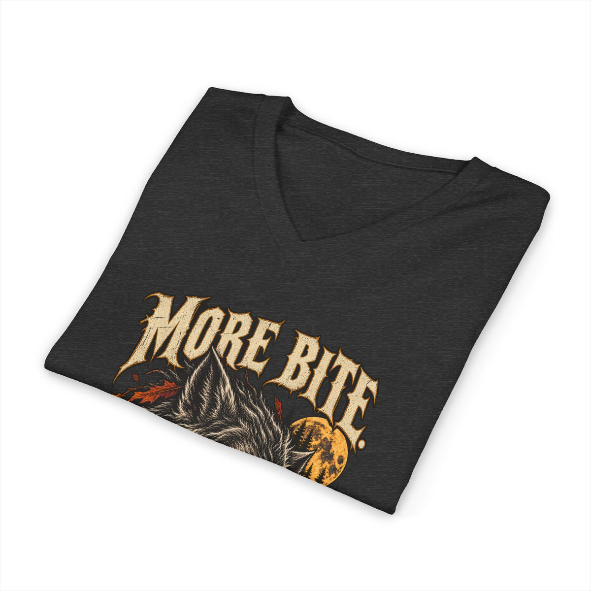 More Bite Less Bark — Halloween Unisex V Neck | Ascensum Wear