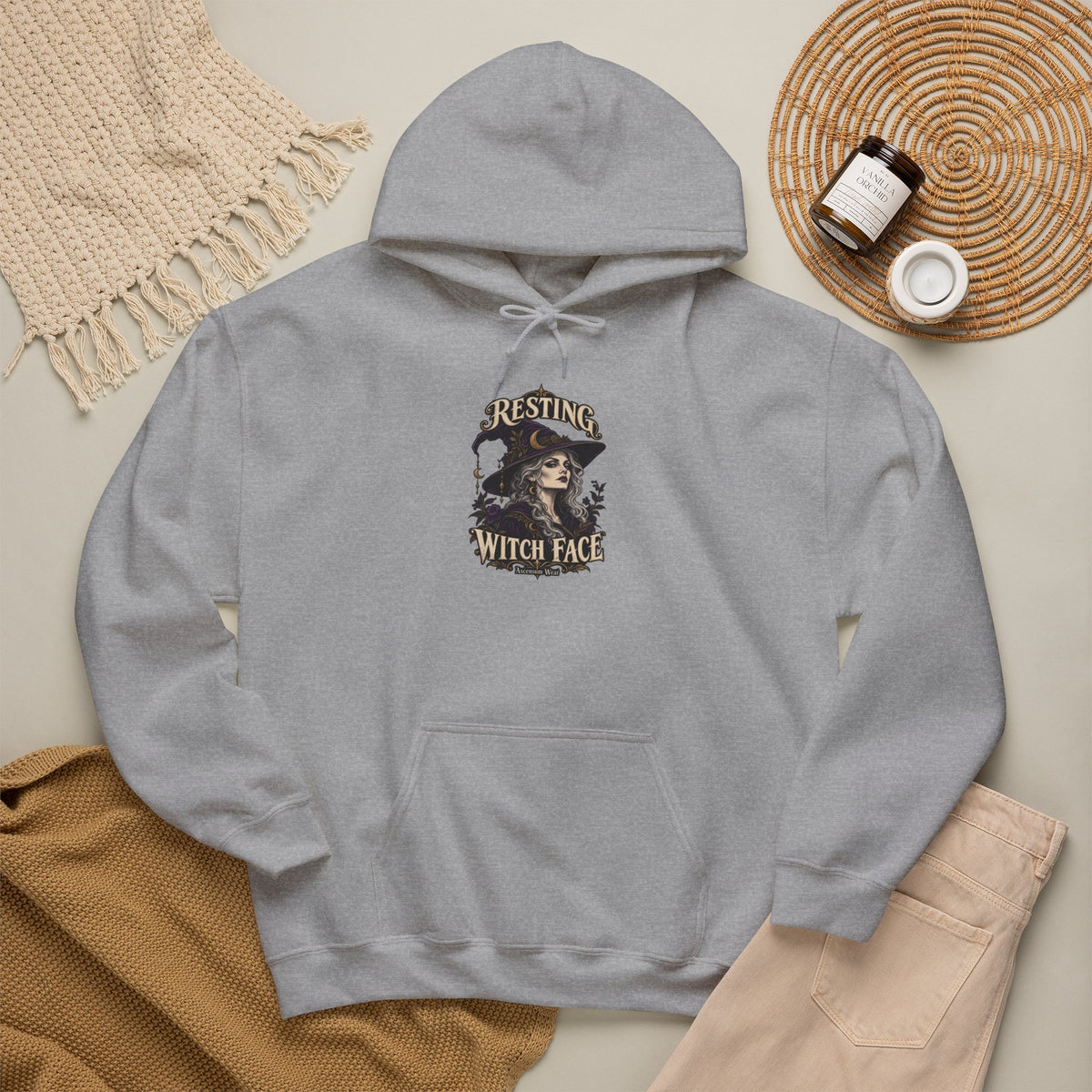 Resting Witch Face — Halloween Unisex Hoodie | Ascensum Wear